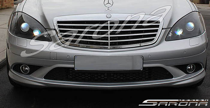 Custom Mercedes S Class  Sedan Front Bumper (2007 - 2012) - $550.00 (Part #MB-068-FB)